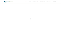 Desktop Screenshot of migrationsuccess.com